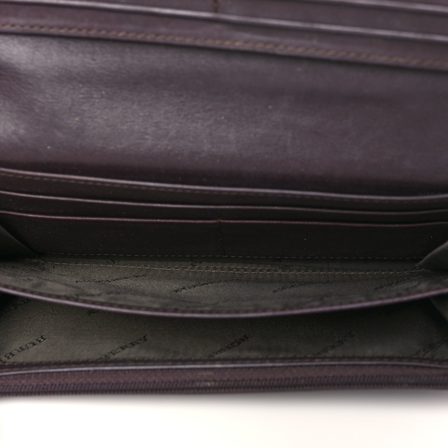 Burberry Smoked Check Penrose Continental Wallet Brown 5 of 7