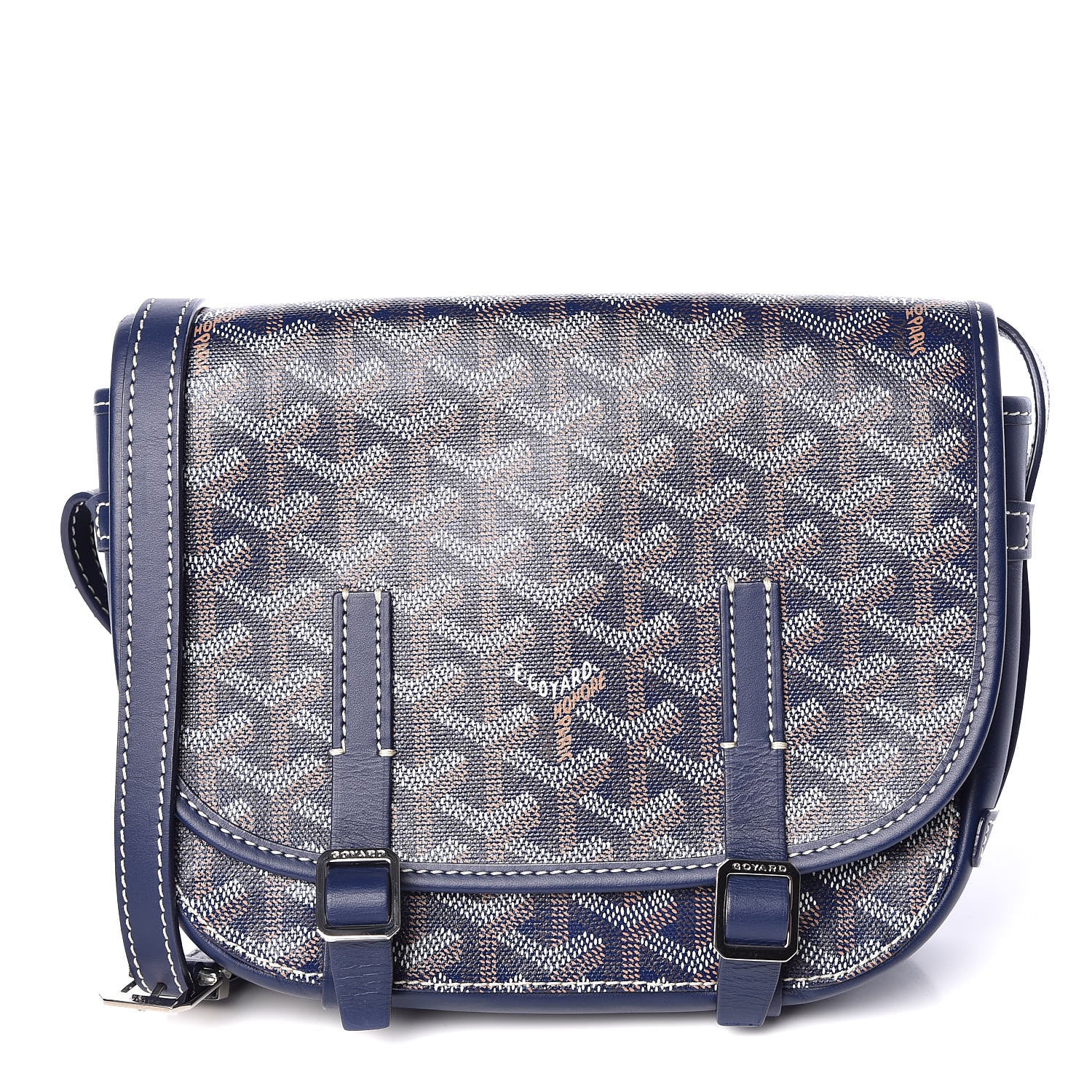 Goyard Goyardine Belvedere PM Messenger Bag Blue 1 of 8