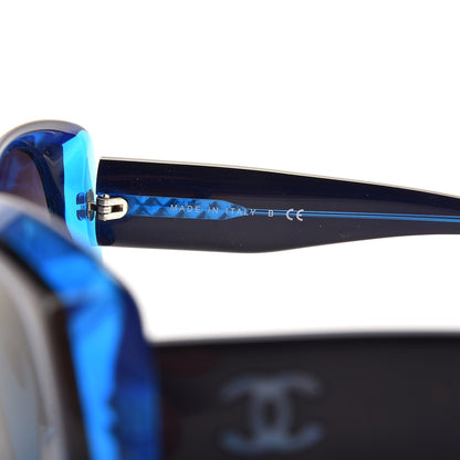 Chanel Mother of Pearl CC Sunglasses 5227-H Blue 6 of 10