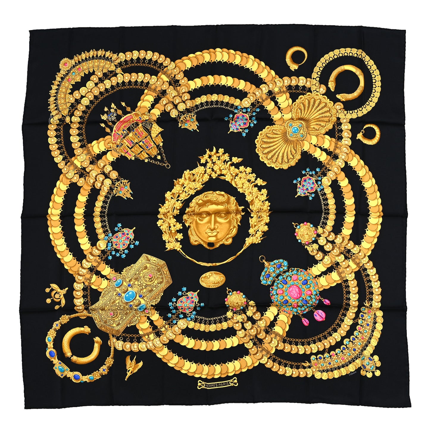 Silk Kosmima Scarf 90