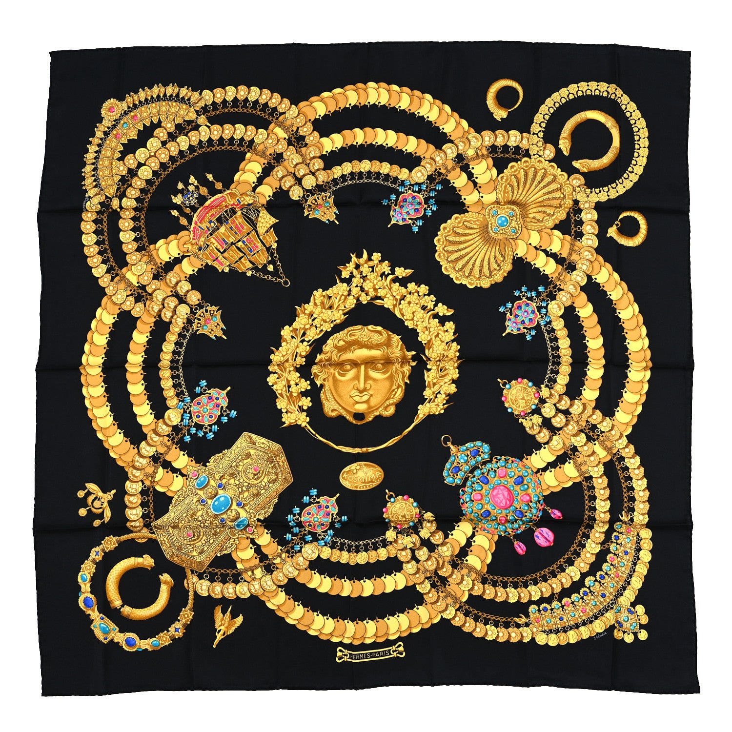 Hermes Silk Kosmima Scarf 90 1 of 5
