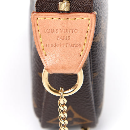 Louis Vuitton Monogram Mini Pochette Accessories 5 of 9