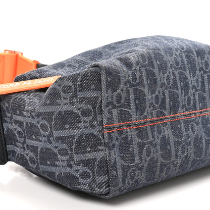 Christian Dior Monogram Flight Shoulder Bag Blue 9 of 11
