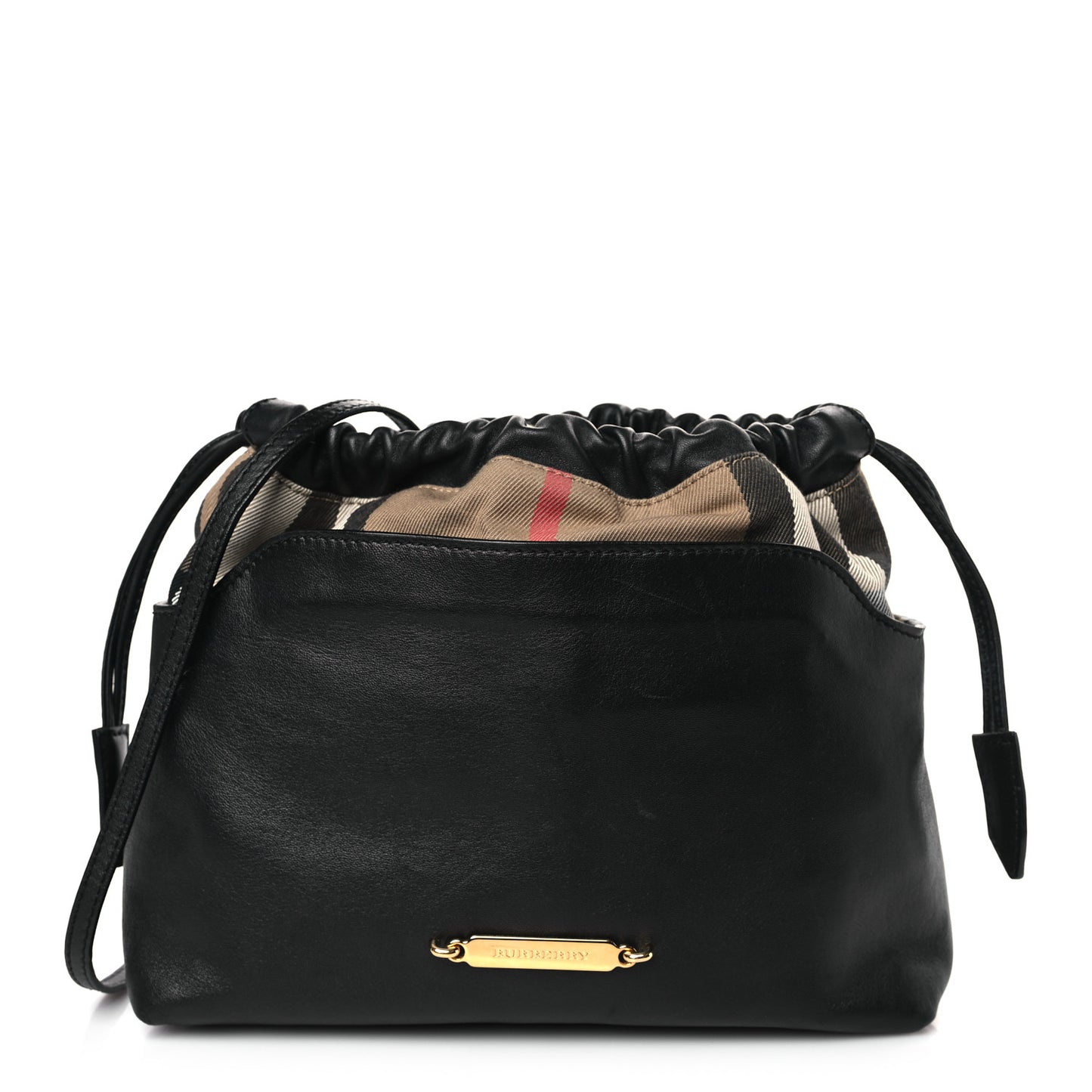 Calfskin House Check Little Crush Black