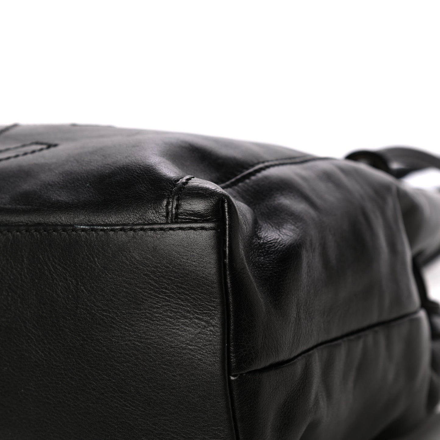 Lambskin CC Tassel Shoulder Bag Black