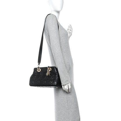 Christian Dior Lambskin Cannage The Lady 95.22 Black 2 of 10
