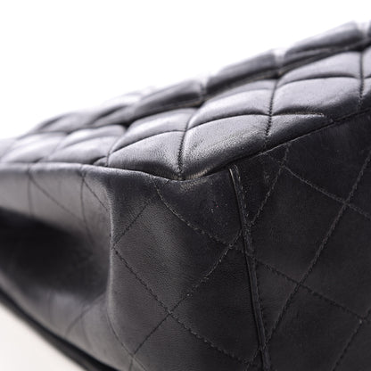 Chanel Lambskin Quilted Maxi Single Flap Black 14 of 16