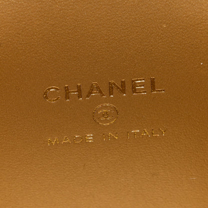 Chanel Lambskin Quilted Pearl Crush Mini Vanity Case With Chain Dark Pink 6 of 11
