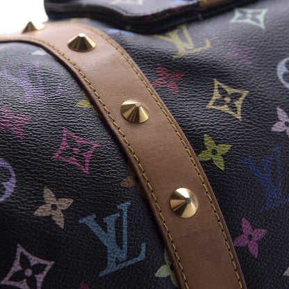 Louis Vuitton Monogram Multicolor Keepall 45 Black 9 of 15