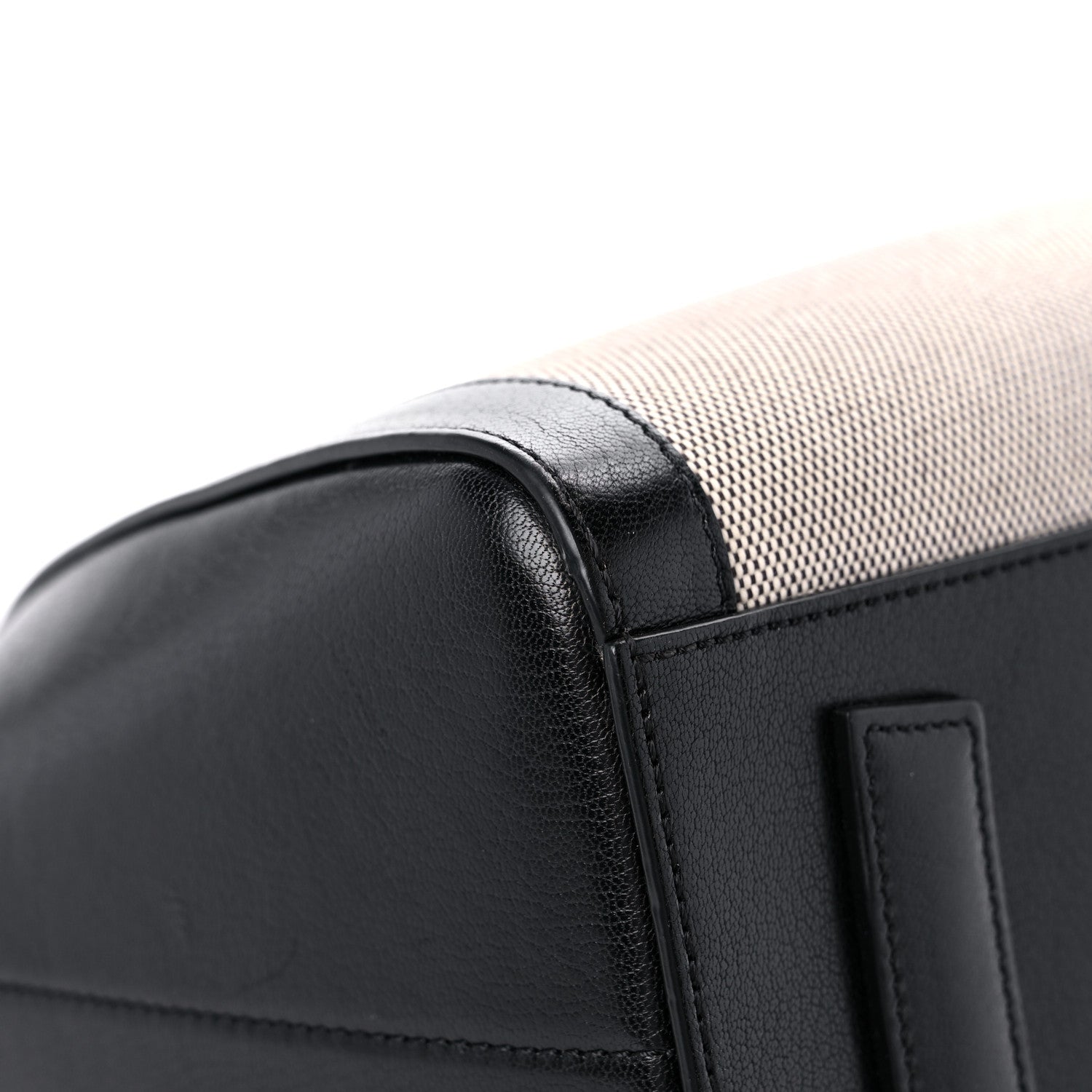 Givenchy Canvas Sugar Goatskin Striped Small Antigona Black 8 of 14