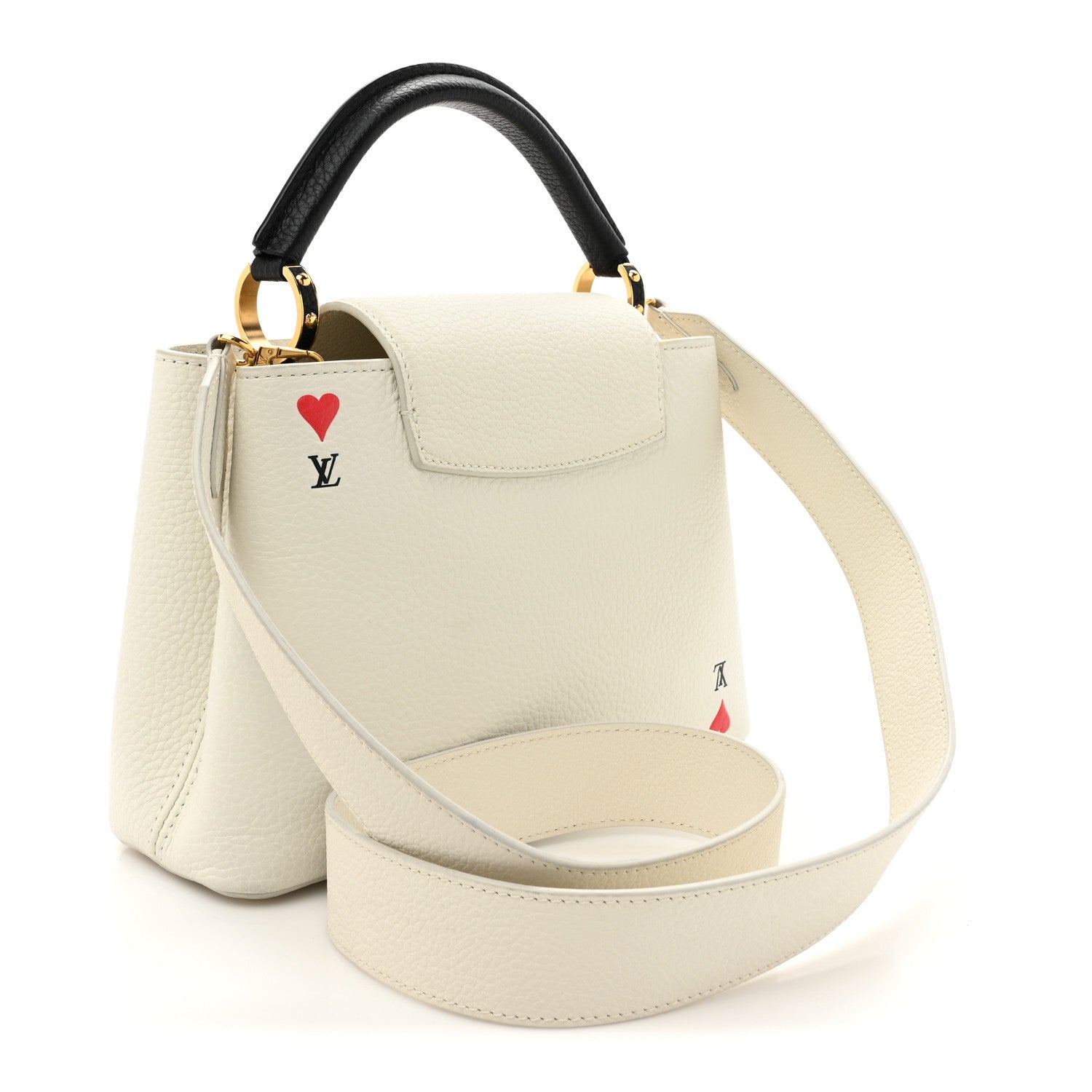 Louis Vuitton Taurillon Game On Capucines BB White 3 of 15
