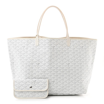 Goyard Goyardine Saint Louis GM White 3 of 12
