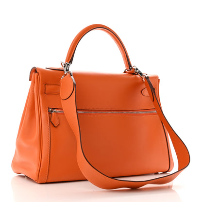 Hermes Swift Lakis Kelly 35 Orange 2 of 11