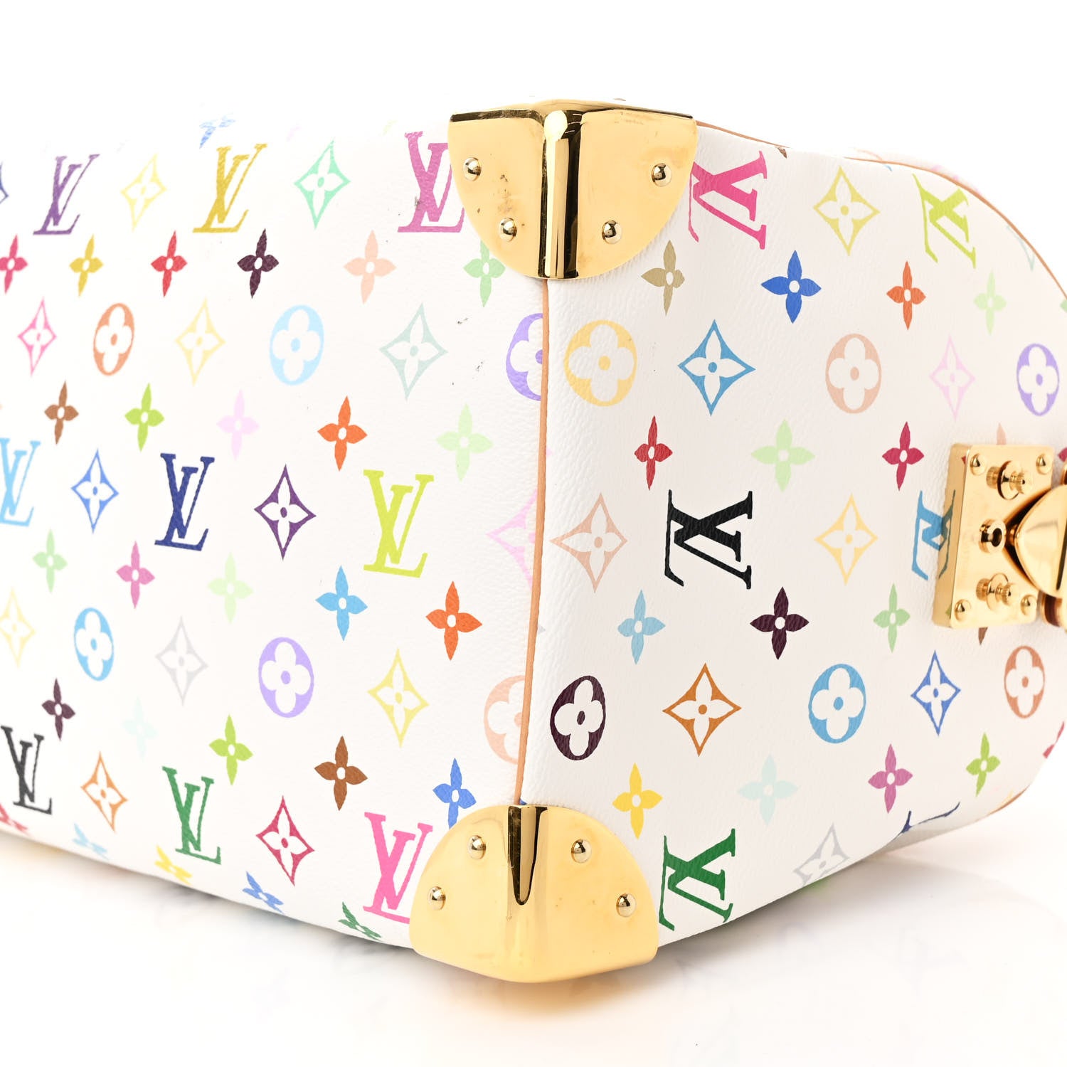 Louis Vuitton Monogram Multicolor Speedy 40 White 9 of 11