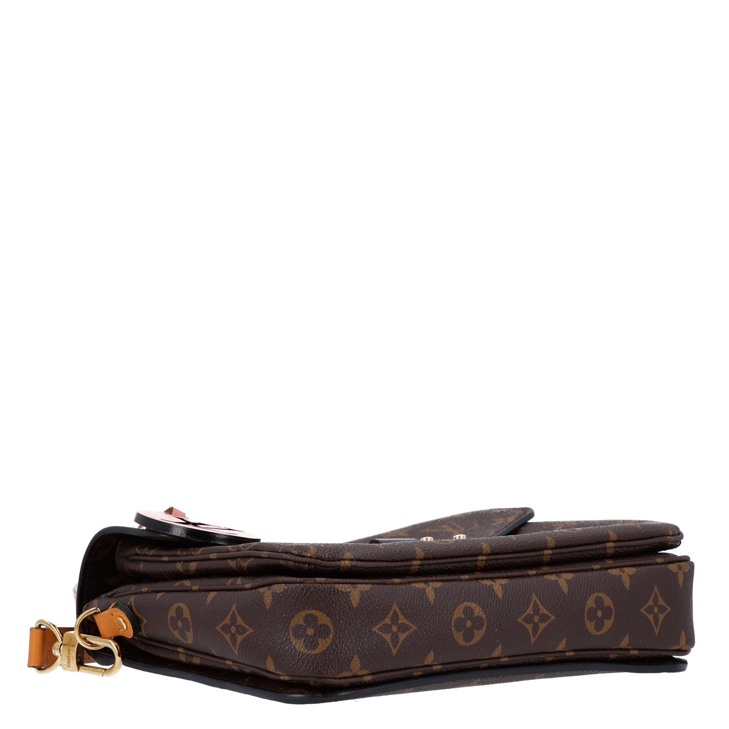 Louis Vuitton Monogram Braided Pochette Metis Coquelicot 4 of 10