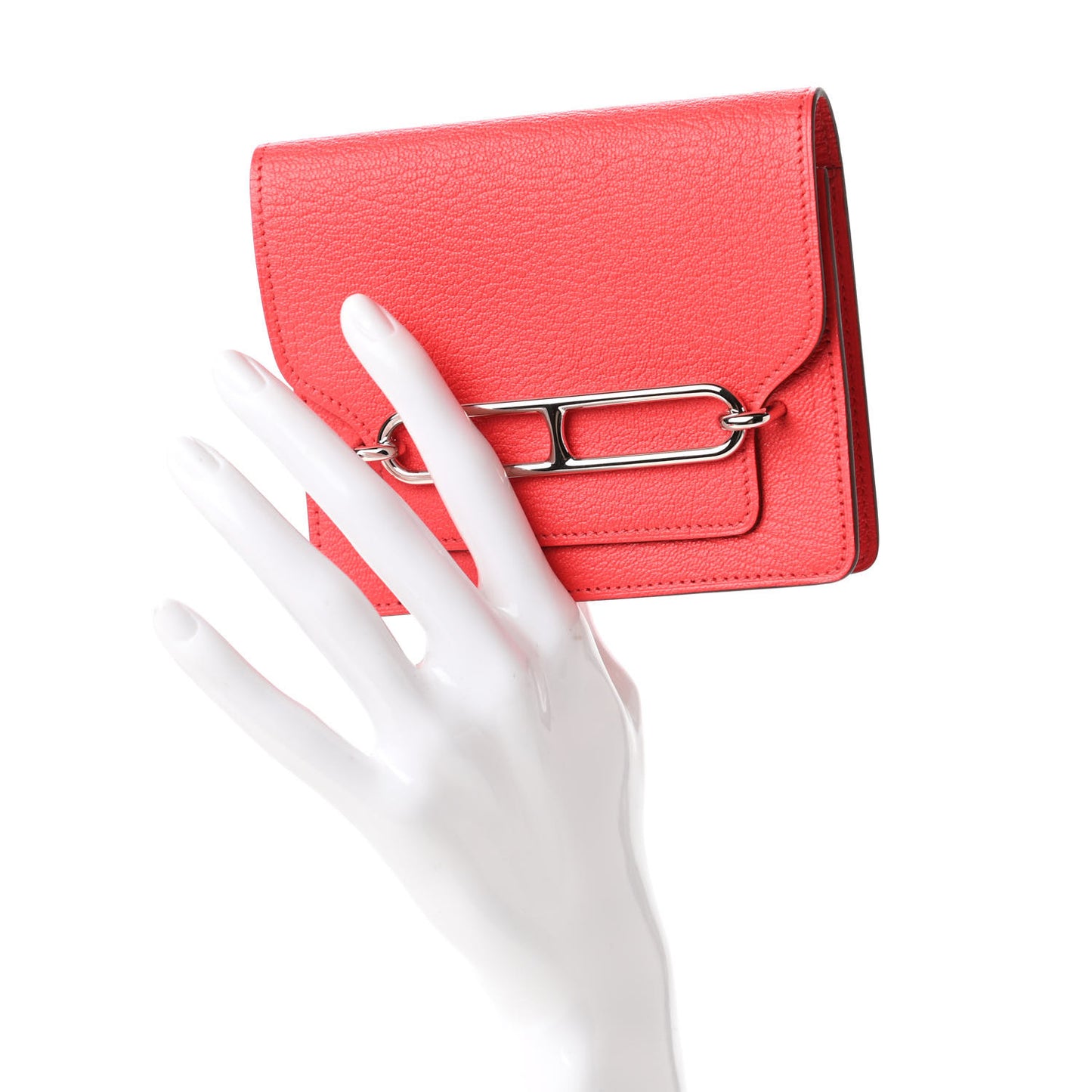 Chevre Mysore Roulis Slim Wallet Rose Texas
