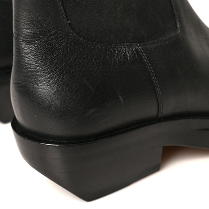 Bottega Veneta Calfskin Nappa Lean Over The Knee Boots 38 Black 8 of 8