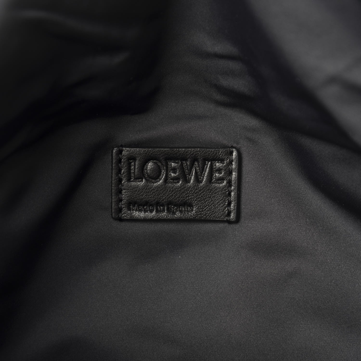 Loewe Calfskin Logo Patch Belt Bag Black 8 of 9
