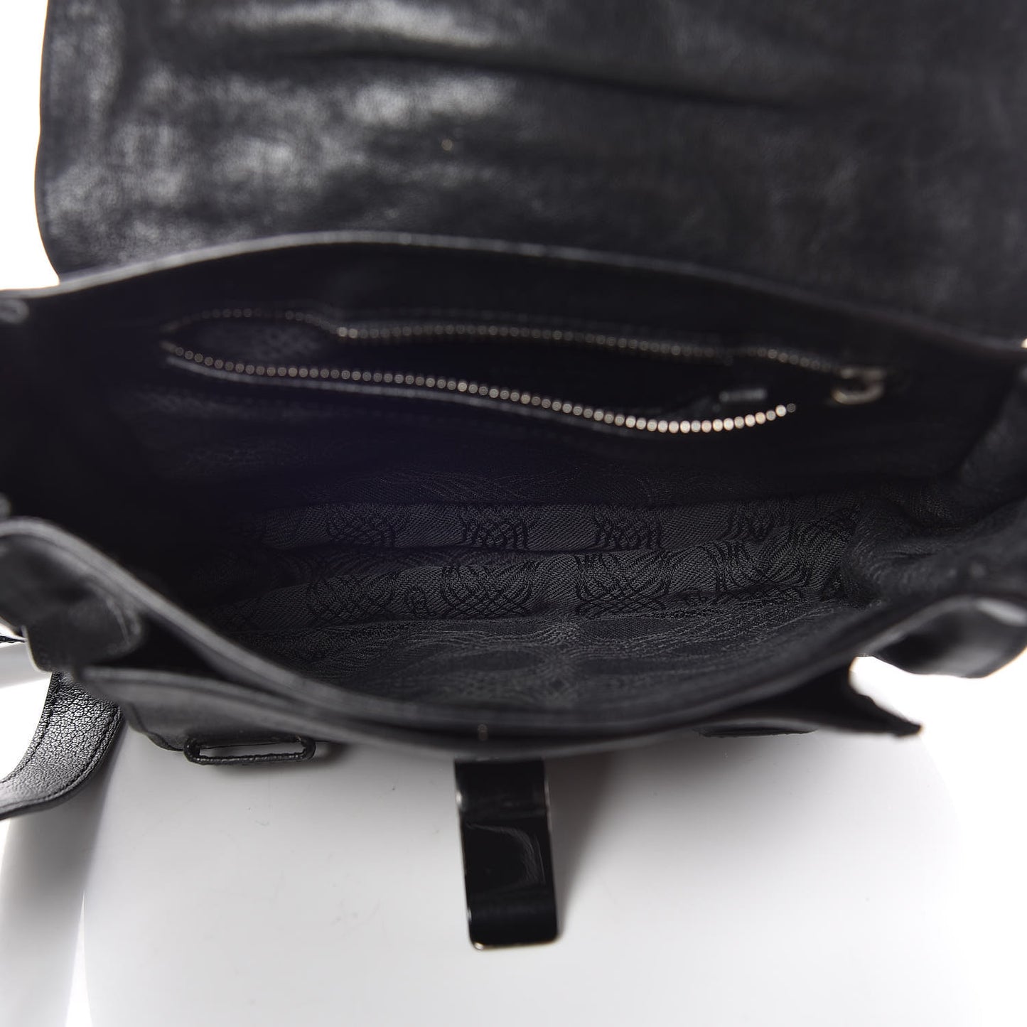 Lambskin PS1 Mini Pouch Messenger Black