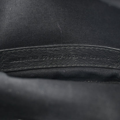 Balenciaga Smooth Calfskin Logo Everyday Beltpack XS Black White 6 of 12