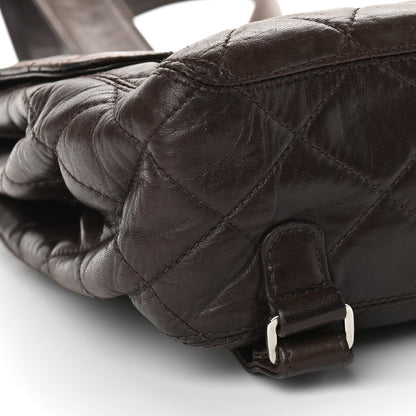 Chanel Lambskin Quilted Backpack Brown 8 of 12