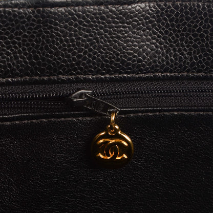 Chanel Caviar Large CC Shoulder Bag Black 8 of 8