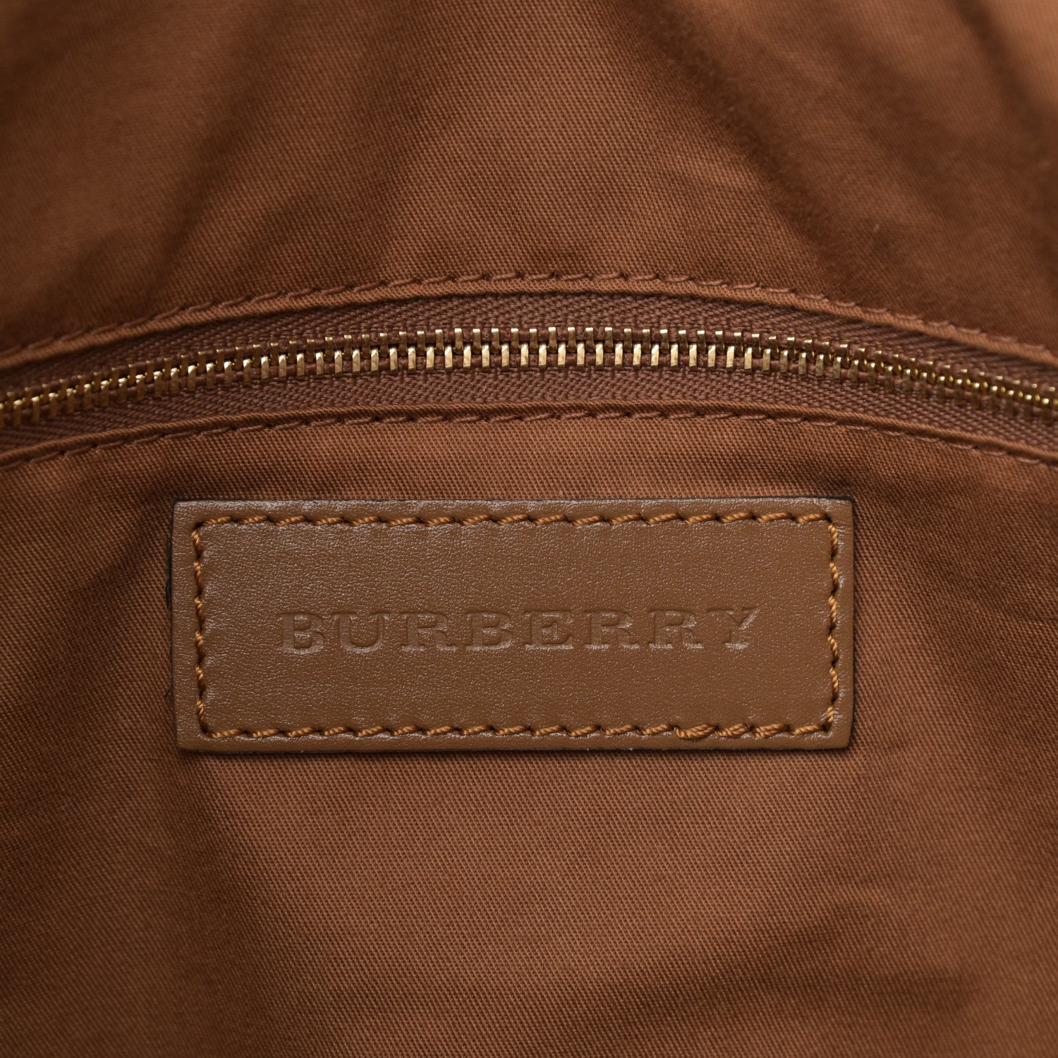 Burberry Haymarket Check Medium Salisbury Tote Camel 6 of 12