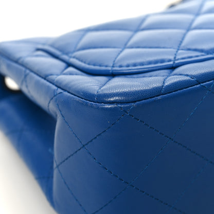Chanel Lambskin Quilted Mini Square Flap Blue 10 of 12