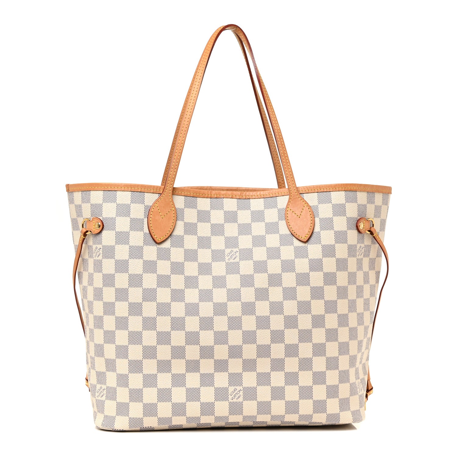 Louis Vuitton Damier Azur Neo Neverfull MM Rose Ballerine 1 of 22