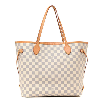 Louis Vuitton Damier Azur Neo Neverfull MM Rose Ballerine 1 of 22