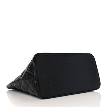 Chanel Caviar Quilted Medallion Tote Black 5 of 10