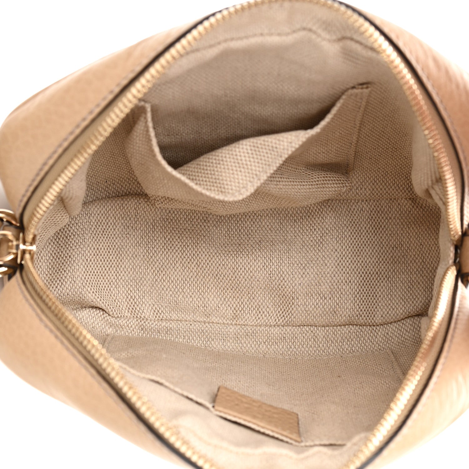 Gucci Pebbled Calfskin Small Soho Disco Bag Camelia 5 of 11