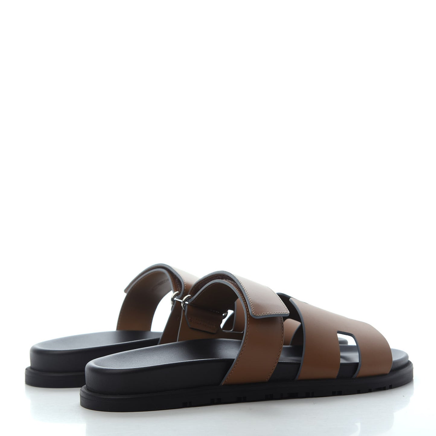 Calfskin Mens Chypre Sandals 42 Gold