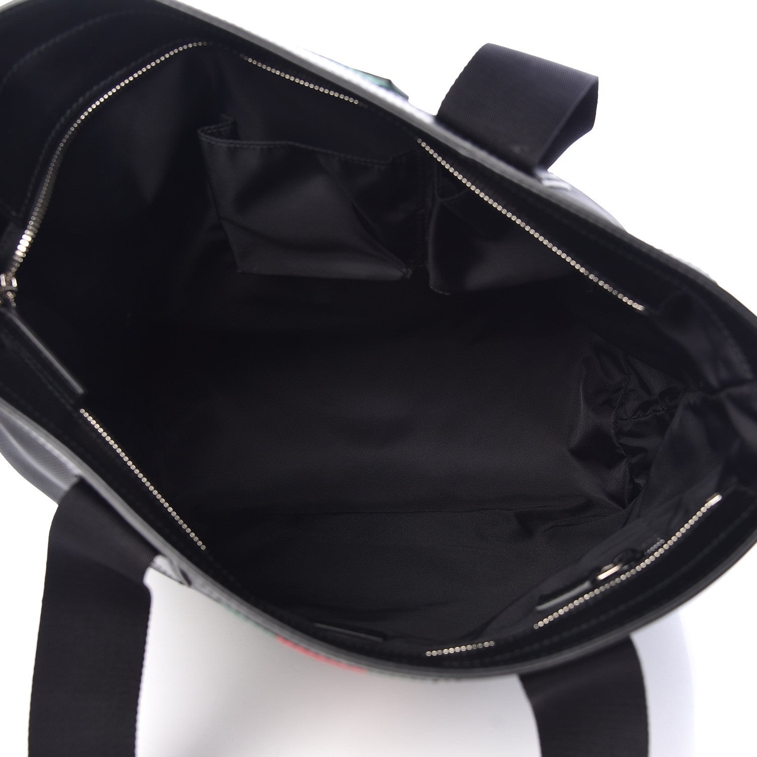 Gucci Techno Canvas Web Vertical Tote Black 5 of 10