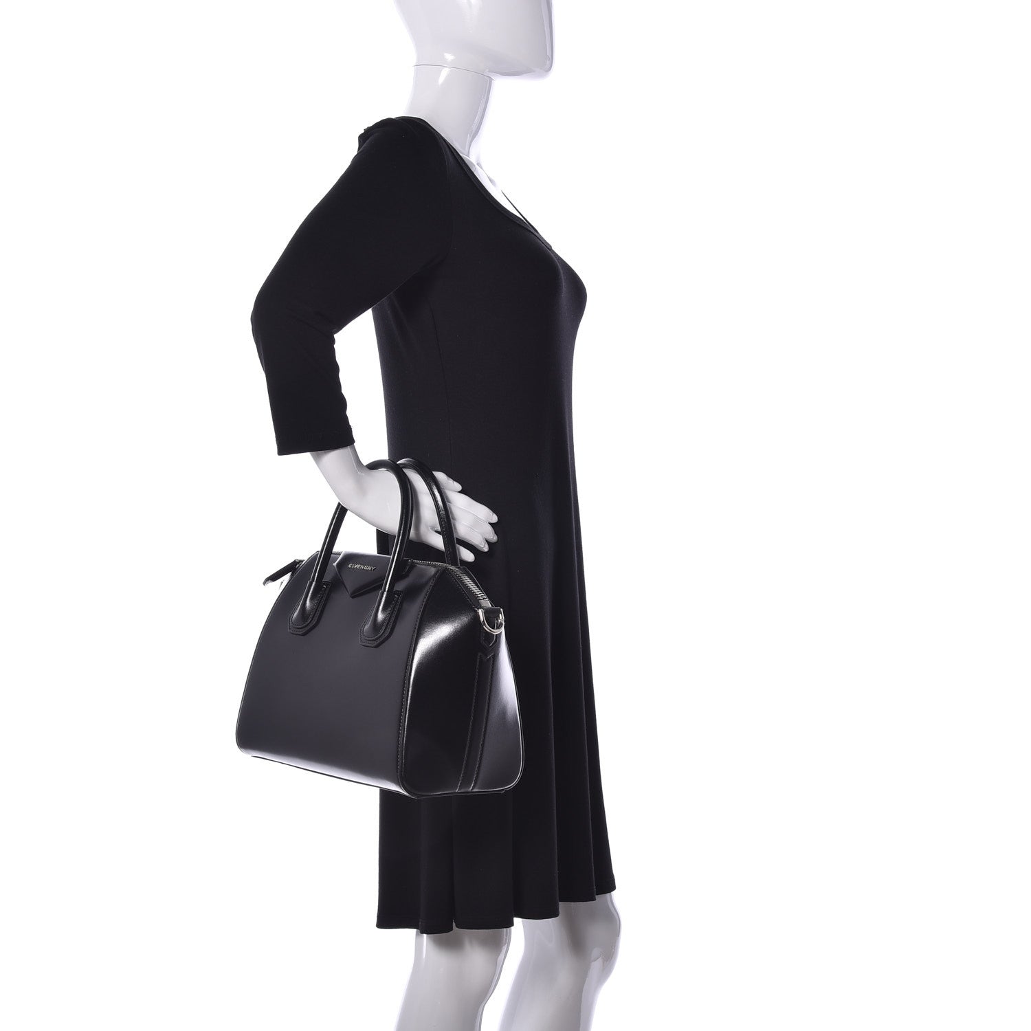 Givenchy Shiny Lord Calfskin Small Antigona Black 3 of 10
