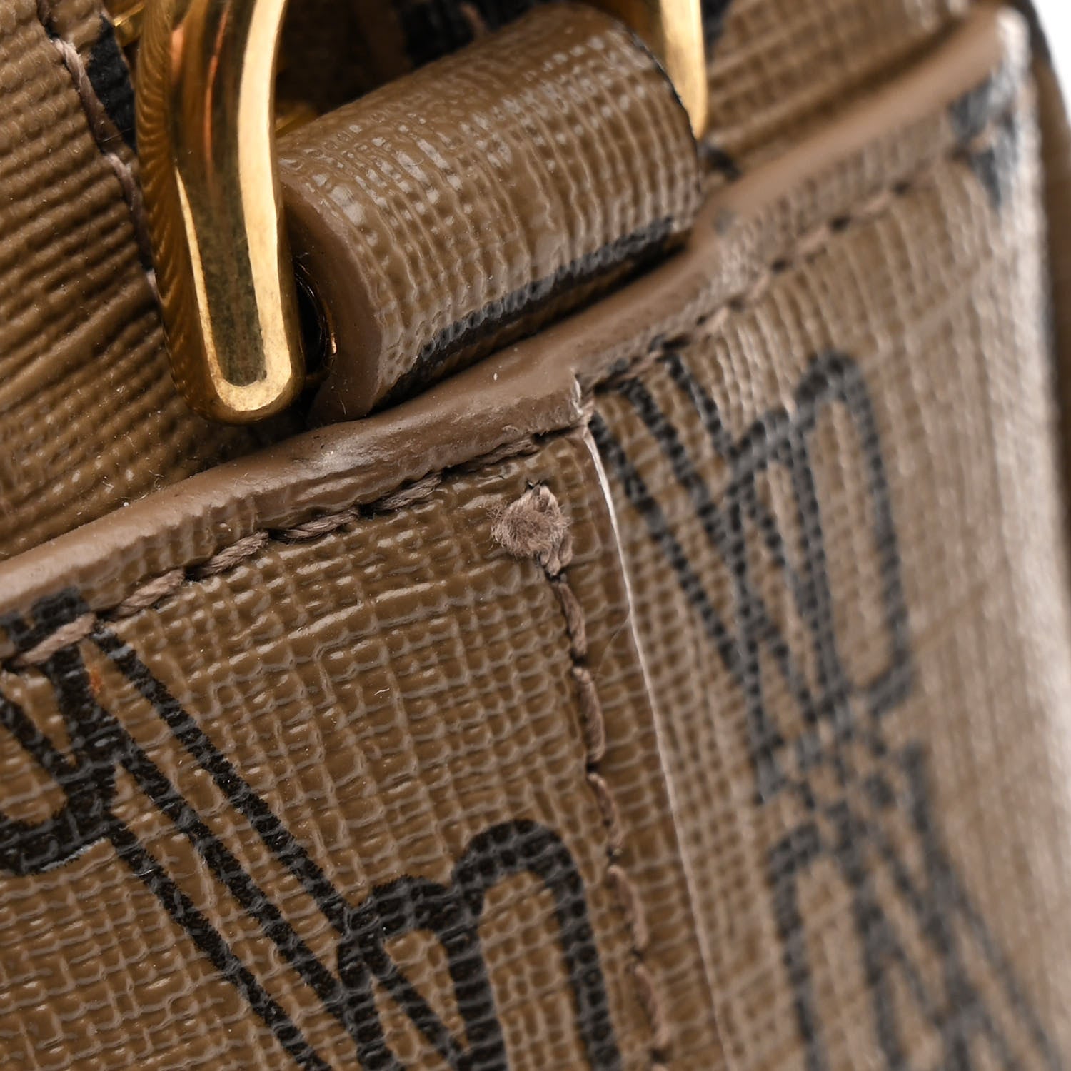 Balenciaga Coated Canvas BB Monogram Allover Logo Medium Signature Camera Bag Beige Brown Black 13 of 13