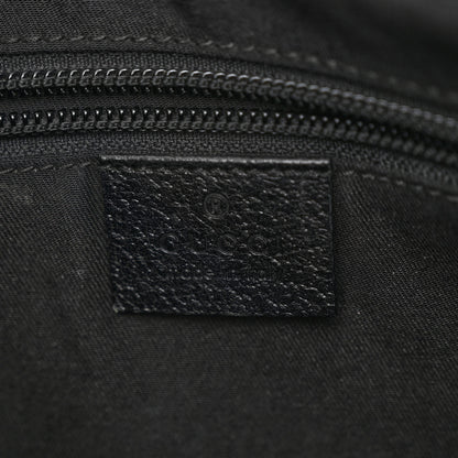 Gucci Monogram Medium Half Moon Hobo Black 6 of 10