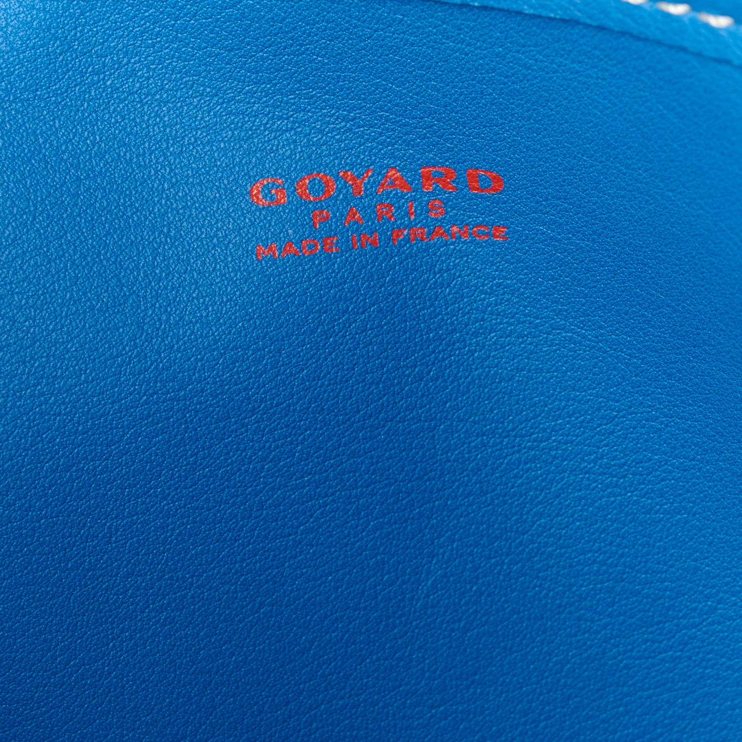 Goyardine Coeur Reversible Mini Anjou Sky Blue