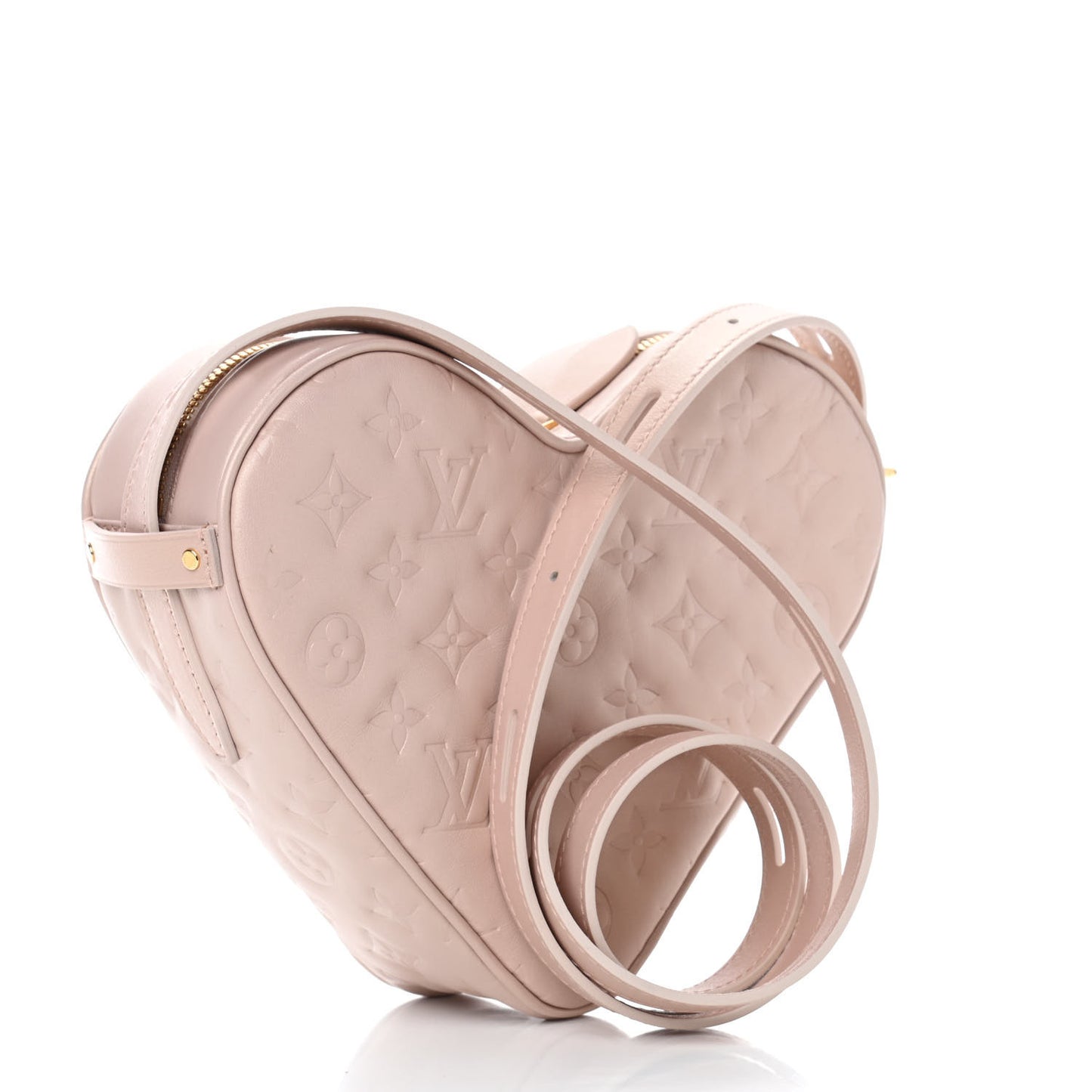 Lambskin Embossed Monogram Fall In Love Sac Coeur Light Pink