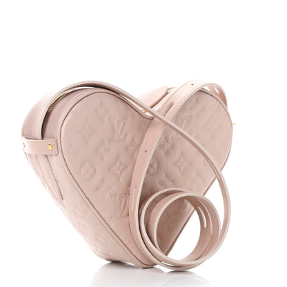 Louis Vuitton Lambskin Embossed Monogram Fall In Love Sac Coeur Light Pink 3 of 10