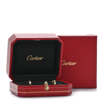 Cartier 18K Yellow Gold Small LOVE Hoop Earrings 5 of 5