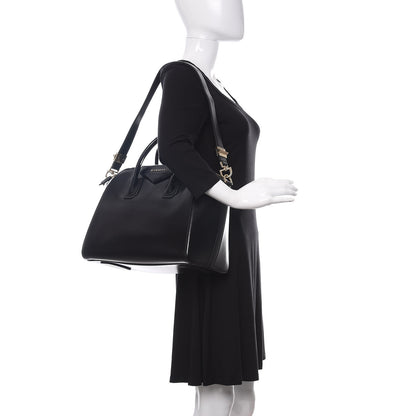 Givenchy Shiny Lord Calfskin Medium Antigona Black 2 of 10