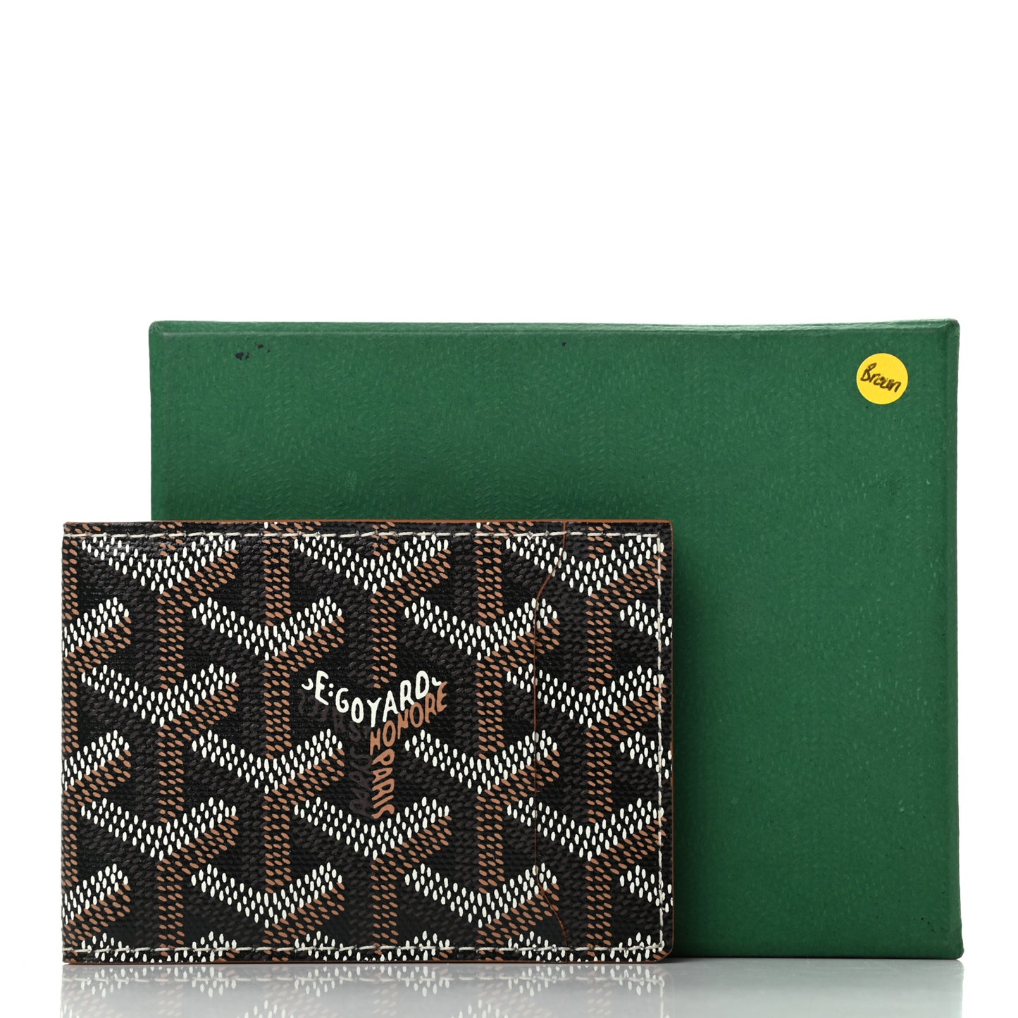 Goyardine Victoire Card Holder Insert Black Gold