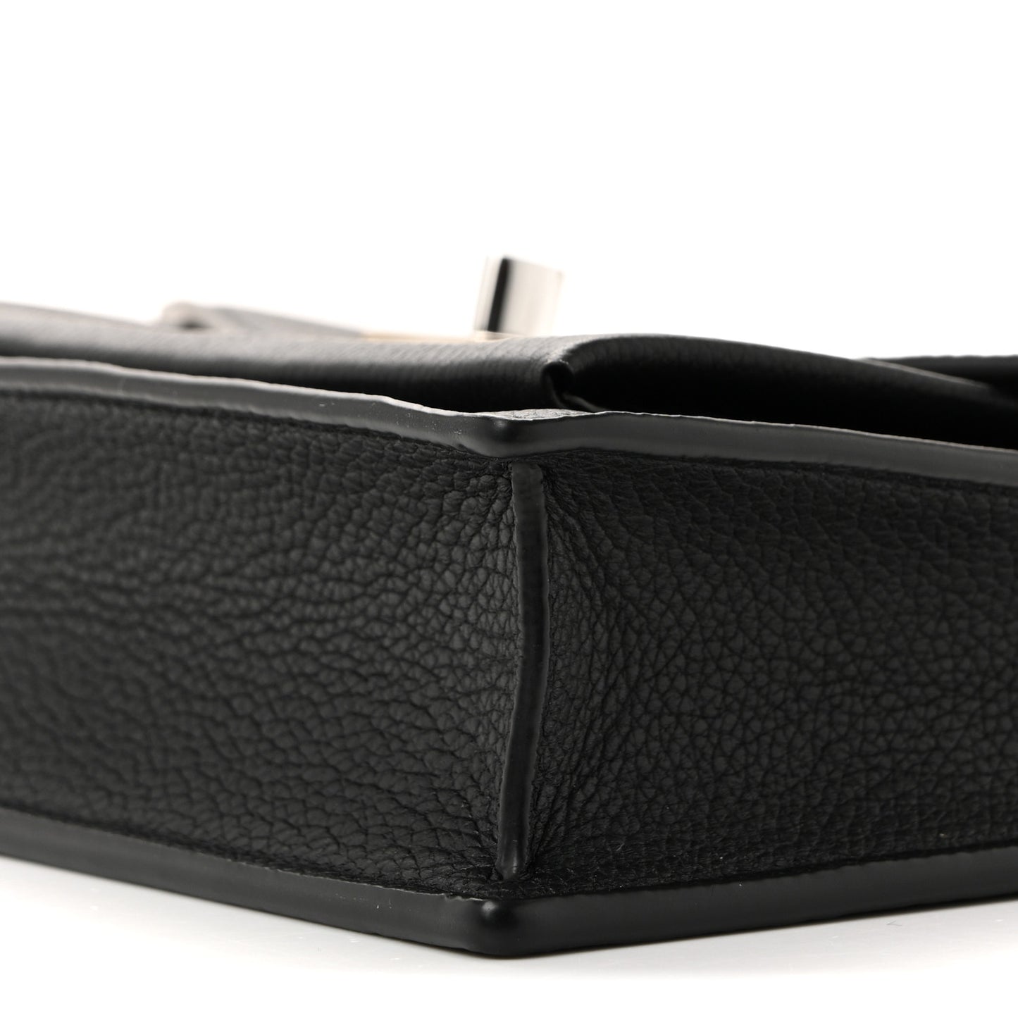 Soft Calfskin My Lockme Chain Pochette Black