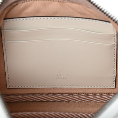 Gucci Calfskin Matelasse Mini GG Marmont Chain Crossbody Bag White 6 of 9