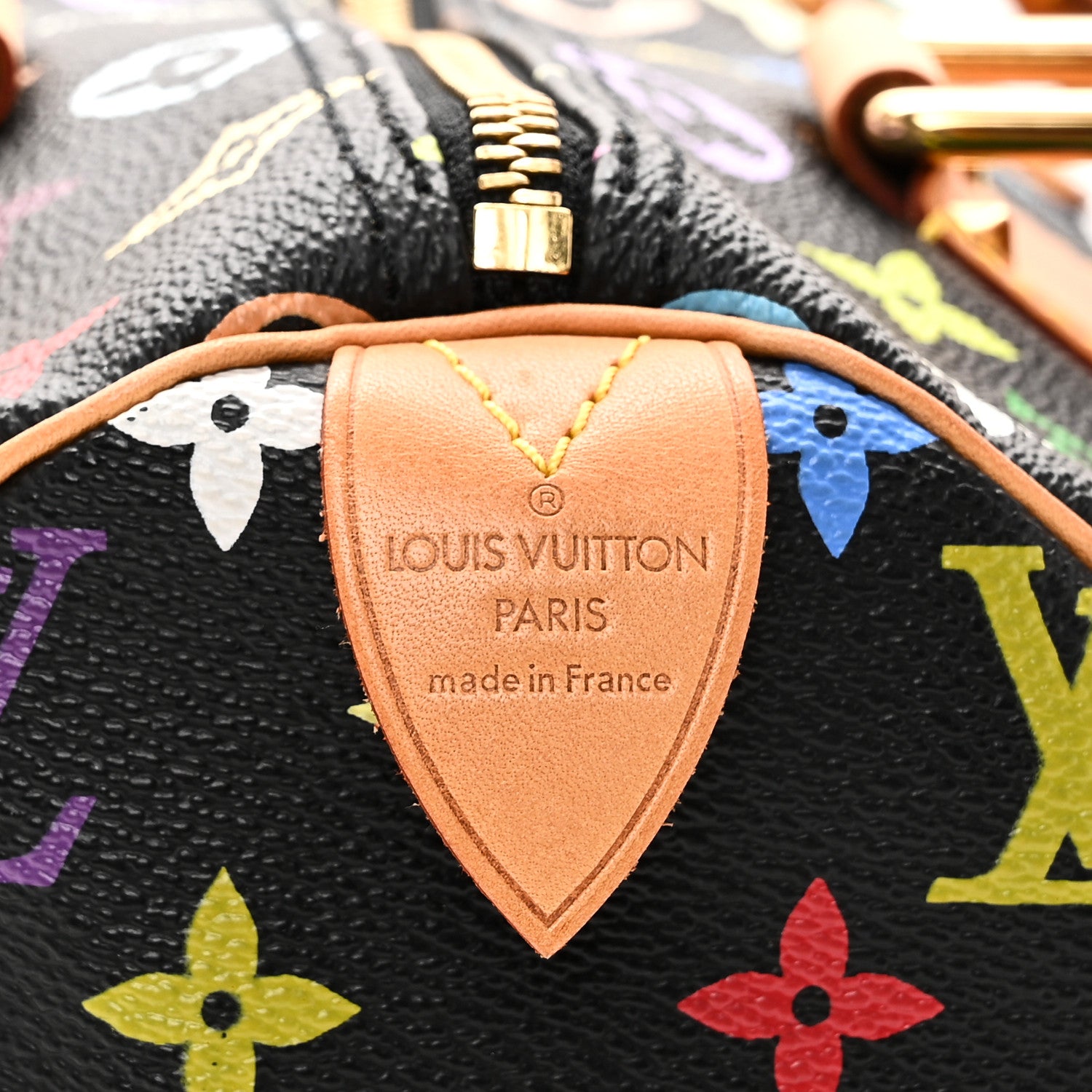 Louis Vuitton Monogram Multicolor Speedy 30 Black 6 of 9