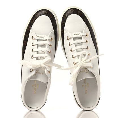 Louis Vuitton Monogram Womens Stellar Open Back Sneakers 39 White 2 of 8