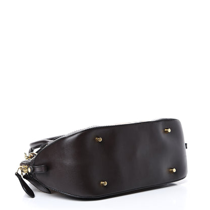 Burberry Haymarket Check Small Orchard Bowling Bag Chocolate 3 of 18