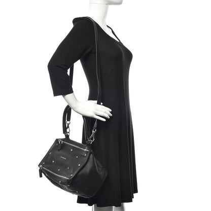 Givenchy Calfskin Cross Embellished Small Pandora Black 2 of 9