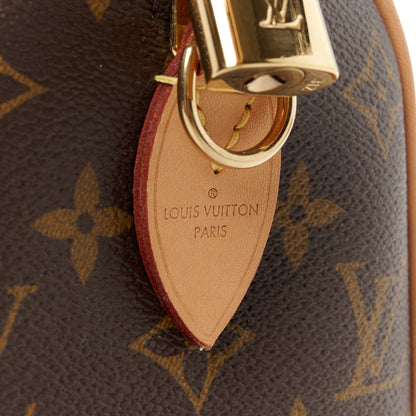 Louis Vuitton Monogram Speedy Bandouliere 20 Black 6 of 9